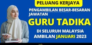 Jawatan Kosong Guru Tadika/Taska Seluruh Malaysia Mohon Segera 2023
