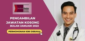 Jawatan Kosong Di Pihak Berkuasa Peranti Perubatan (MDA) Kementerian Kesihatan Malaysia Tahun 2023