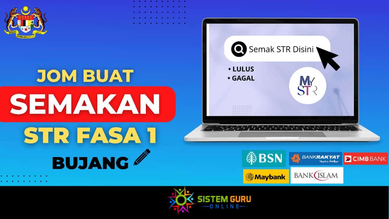 Cara Mudah Semak Status Pembayaran STR Fasa 1-Kategori Bujang