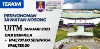 Jawatan Kosong Di UiTM Bulan Januari 2023