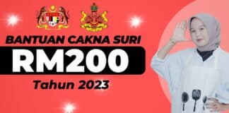 Bantuan Cakna Suri 2023 :RM200 One-off Untuk Surirumah Bantuan Cakna Suri 2023 :RM200 One-off Untuk Surirumah