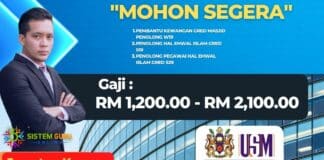 Jawatan Kosong USM Effective Januari 2023