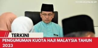 Kuota Haji Malaysia Tahun 2023