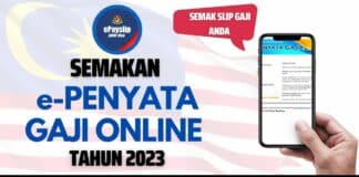 Semakan e-Penyata Gaji Online Dan Laporan 2023