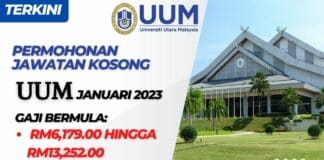 Jawatan Kosong UUM Universiti Utara Malaysia Januari 2023