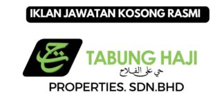 Peluang Kerjaya Tabung Haji Properties Bulan Februari Tahun 2023
