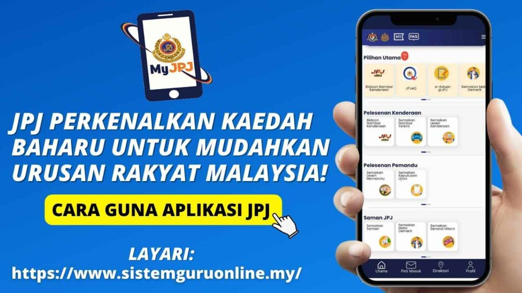 MyJPJ: Lesen Memandu (e-LMM) & Cukai Jalan (e-LKM) Online