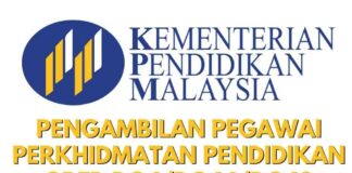 Official Pengambilan Pegawai Perkhidmatan Pendidikan Gred DG4/DG44/DG48 Tahun 2023 Pengambilan Pegawai Perkhidmatan Pendidikan Gred DG4/DG44/DG48 Tahun 2023