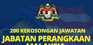 Pengambilan 200 kekosongan jawatan di Jabatan Perangkaan Malaysia