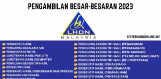 Permohonan Kerja Di LHDN, Mohon Dan Kemaskini Sebelum 31 Mac 2023 Permohonan Kerja Di LHDN, Mohon Dan Kemaskini Sebelum 31 Mac 2023