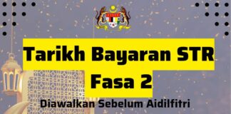 Bayaran Bantuan STR Fasa 2 Dijangkakan Sebelum Aidilfitri