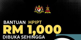 Permohonan HPIPT RM1,000 ‘one-off’ dibuka sehingga 31 Mac 2023