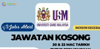Jawatan Kosong USM Mac 2023 Pelbagai Peluang Jawatan Dibuka Jawatan Kosong USM Mac