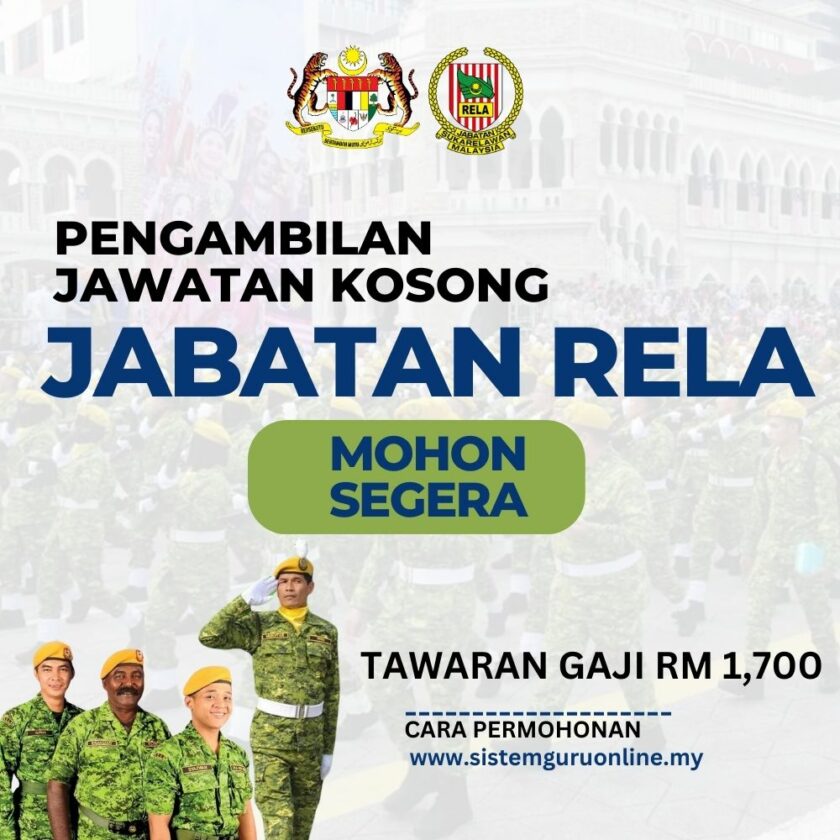 Dibuka Pengambilan Jawatan Kosong RELA Bagi Tahun 2023