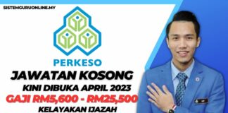 Jawatan Kosong Perkeso April Gaji RM5,600 sehingga RM25,500 Jawatan Kosong Perkeso April