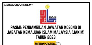 Pengambilan Jawatan Kosong Di JAKIM Tahun 2023 Pengambilan Jawatan Kosong Di JAKIM Tahun 2023