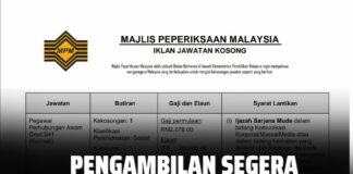 Jawatan Kosong di Majlis Peperiksaan Malaysia (MPM) April 2023 Jawatan Kosong di Majlis Peperiksaan Malaysia