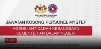 Jawatan Kosong Agensi Antidadah Kebangsaan Personel MyStep