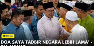 PM Anwar : ‘Doa Saya Tadbir Negara Lebih Lama’ Doa saya tadbir negara lebih lama' - PM Anwar