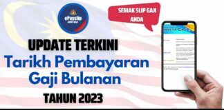 Tarikh Pembayaran Gaji Bulanan