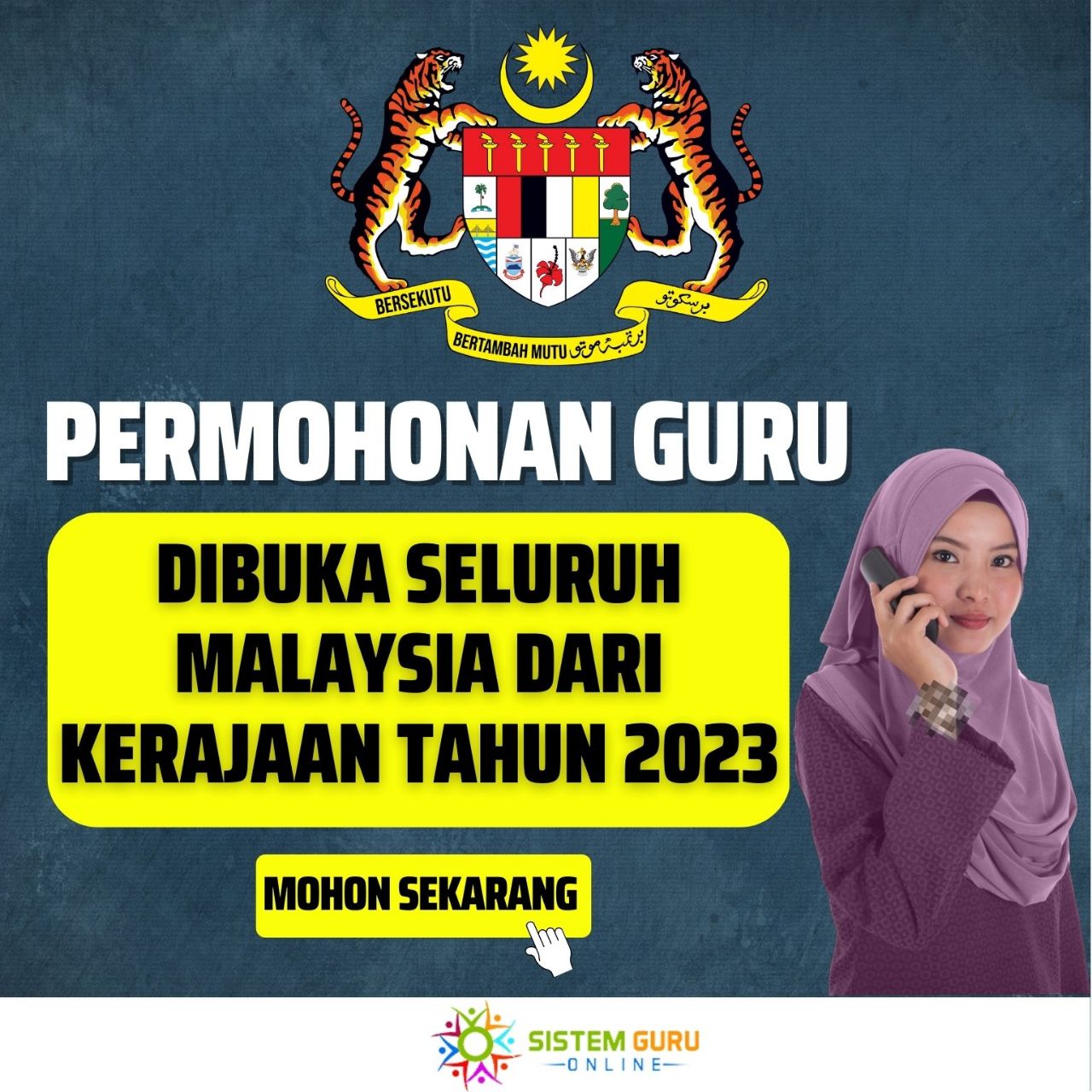 Permohonan Jawatan Guru Dibuka Seluruh Malaysia Dari Kerajaan Tahun 2023