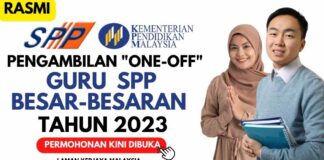 Pengambilan Khas SPP 2023 (Permohonan Jadi Guru KPM)