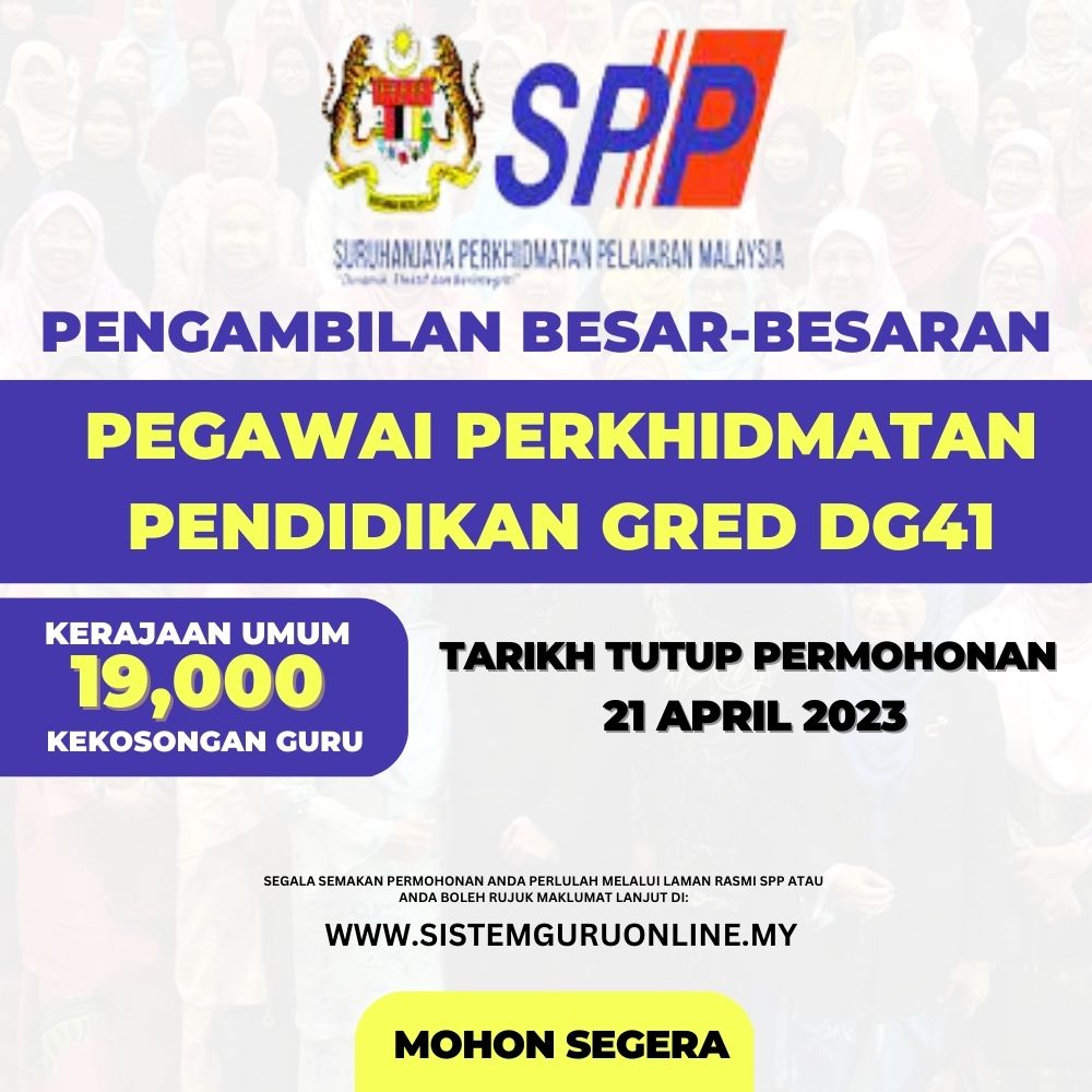 Permohonan Guru Secara Besar-Besaran | Kerajaan Umum 19,000 Kekosongan ...