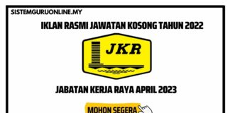Jawatan Kosong di Jabatan Kerja Raya