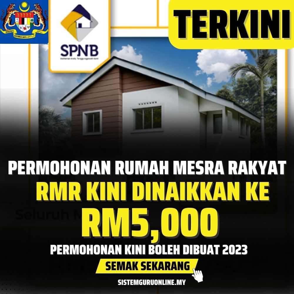 Official Terkini Permohonan Rumah Mesra Rakyat (RMR) Dinaikkan Ke RM5,000