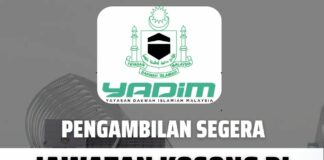 Jawatan Kosong Di Yadim Mei 2023 Kini Dibuka Jawatan Kosong Di Yadim