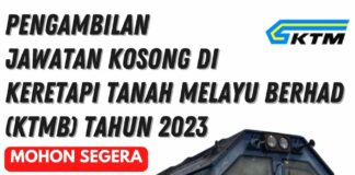 Jawatan Kosong Keretapi Tanah Melayu Berhad (KTMB) Mei 2023 Jawatan Kosong Keretapi Tanah Melayu Berhad