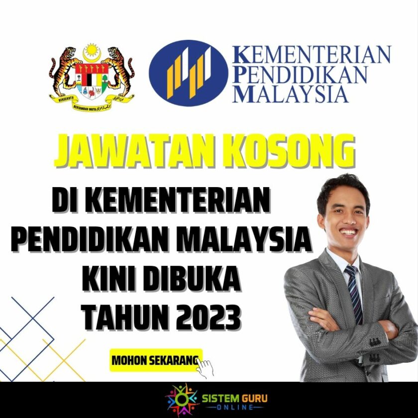 Jawatan Kosong Di Kementerian Pendidikan Malaysia (KPM) Tahun 2023