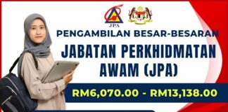 Jawatan kosong Jabatan Perkhidmatan Awam (JPA) tahun 2023