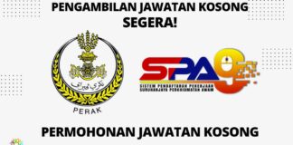 Official Pengambilan Jawatan Kosong Suruhanjaya Perkhidmatan Awam Perak Darul Ridzuan (SPA Perak) Tahun 2023 Pengambilan Jawatan Kosong Suruhanjaya Perkhidmatan Awam Perak Darul Ridzuan (SPA Perak) Tahun 2023