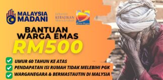 Bantuan Warga Emas Berjumlah RM500 (BWE JKM) Bantuan Warga Emas Berjumlah RM500 (BWE JKM)