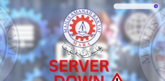 Sistem Pendaftaran Online MARA Down
