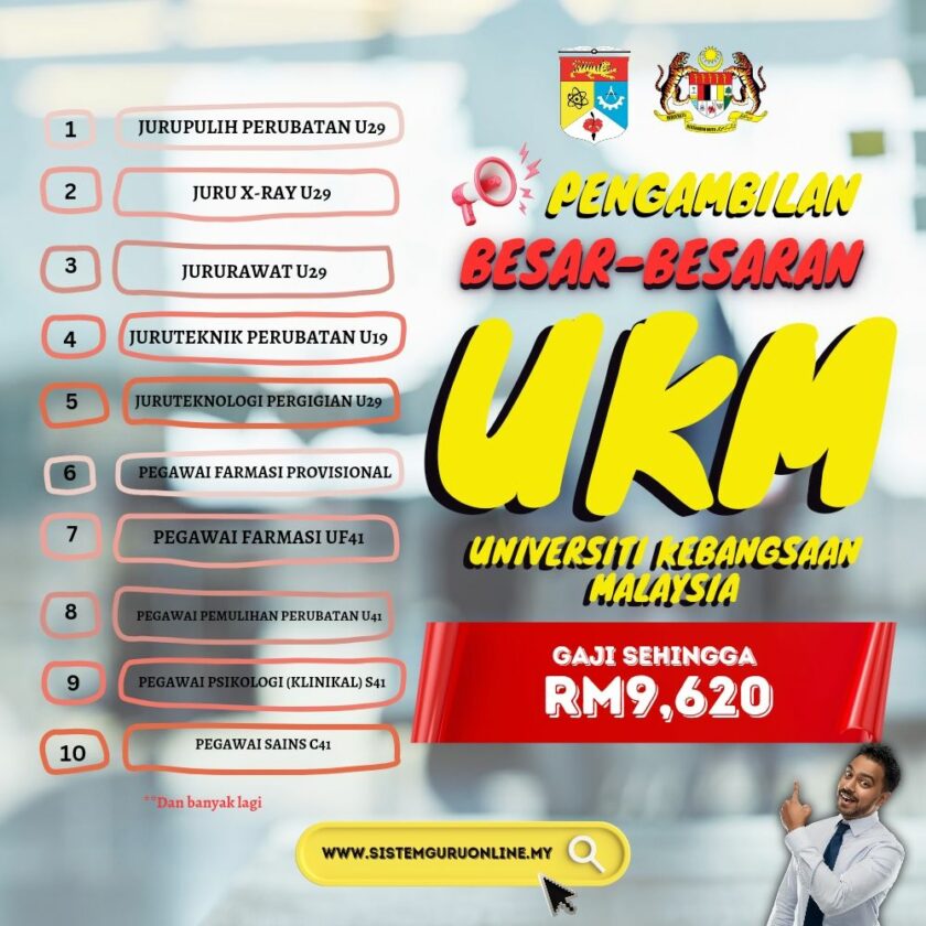 Pengambilan Jawatan Kosong Besar Besaran Ukm Jun 2023