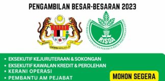 Pengambilan Jawatan Kosong RISDA Tahun 2023 Pengambilan Jawatan Kosong RISDA Tahun 2023