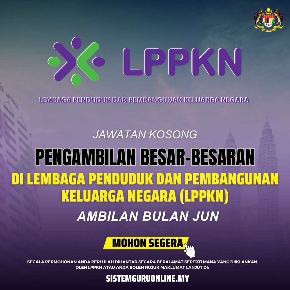 Pengambilan Besar Besaran Jawatan Kosong Lppkn Tahun 2023