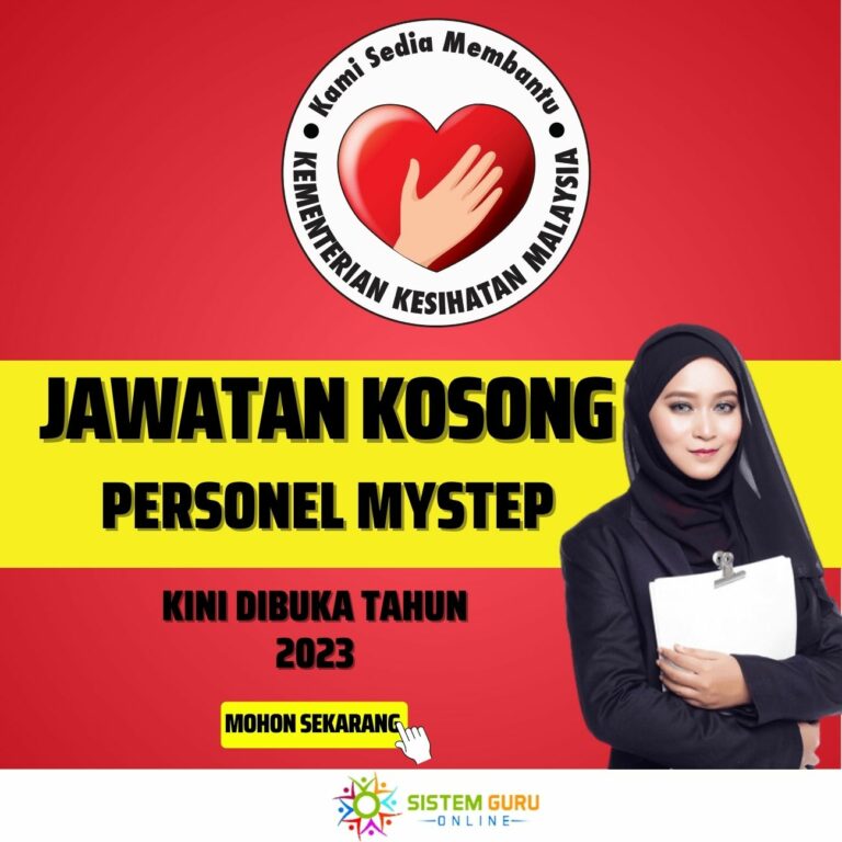 Jawatan Kosong Personel MyStep Di Kementerian Kesihatan Malaysia (KKM) 2023