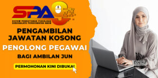 Pengambilan Jawatan Kosong Suruhanjaya Perkhidmatan Awam Malaysia (SPA 9) Jun 2023