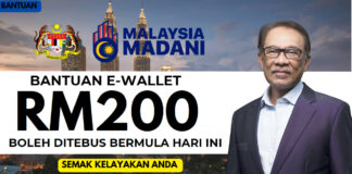 Bantuan e-Wallet RM200 Boleh Ditebus Bermula Hari Ini Bantuan e-Wallet RM200 Boleh Ditebus Bermula Hari Ini ~ Dapatkan Sekarang