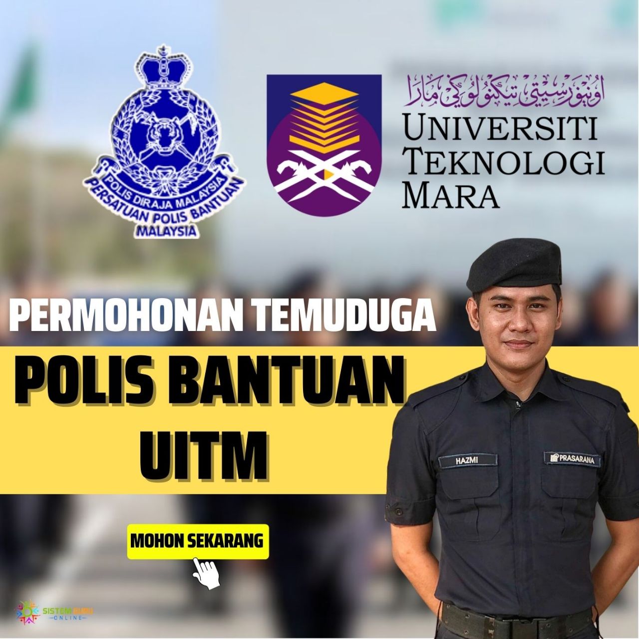 Temuduga Konstabel Polis Bantuan Gred KP11 UiTM