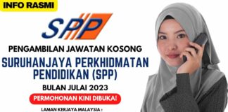 Pengambilan Besar-besaran Suruhanjaya Perkhidmatan Pendidikan (SPP) 2023