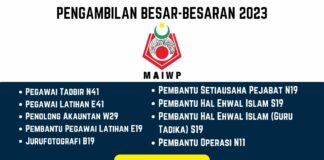 Pengambilan Besar-besaran Di MAIWP Tahun 2023