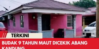 Budak 9 Tahun Maut Dicekik Abang Kandung
