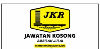 Jawatan Kosong JKR Kini Dibuka Ambilan Bulan 7 Jawatan Kosong JKR