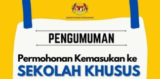 Permohonan Sekolah Khusus 2024 Semakan PKSK Online Tingkatan 1 & 4
