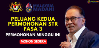 Berita Gembira Peluang Kedua Permohonan STR FASA 3