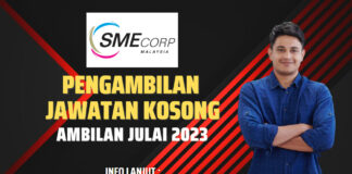 SME Corporation Malaysia Membuka Peluang Pekerjaan Ambilan Julai 2023 SME Corporation Malaysia Membuka Peluang Pekerjaan Ambilan Julai 2023
